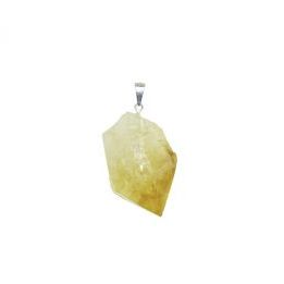 Citrino Colgante Bruto Punta Anilla 2cm